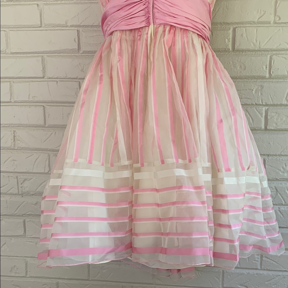 Betsey Johnson Pink and White Dress - Picture 6 of 9
